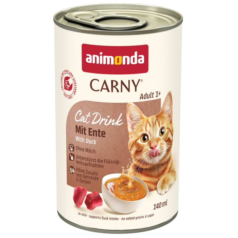animonda Carny Cat Drink 12 x 140 ml - Ente animonda Carny Cat Drink 12 x 140 ml - Ente von Animonda