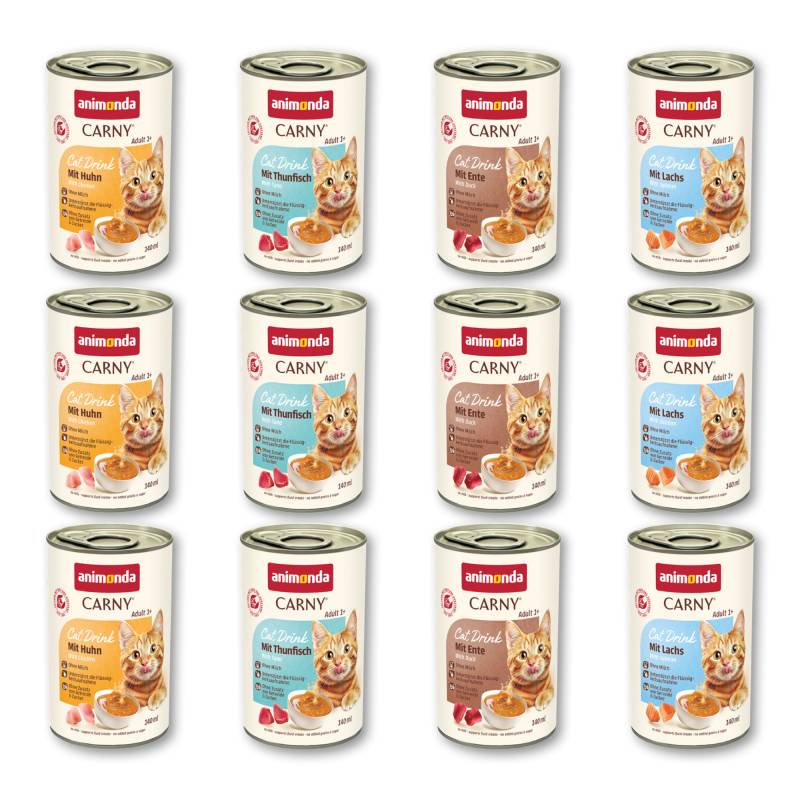 animonda Carny Cat Drink 12 x 140 ml - Mix (4 Sorten) von Animonda