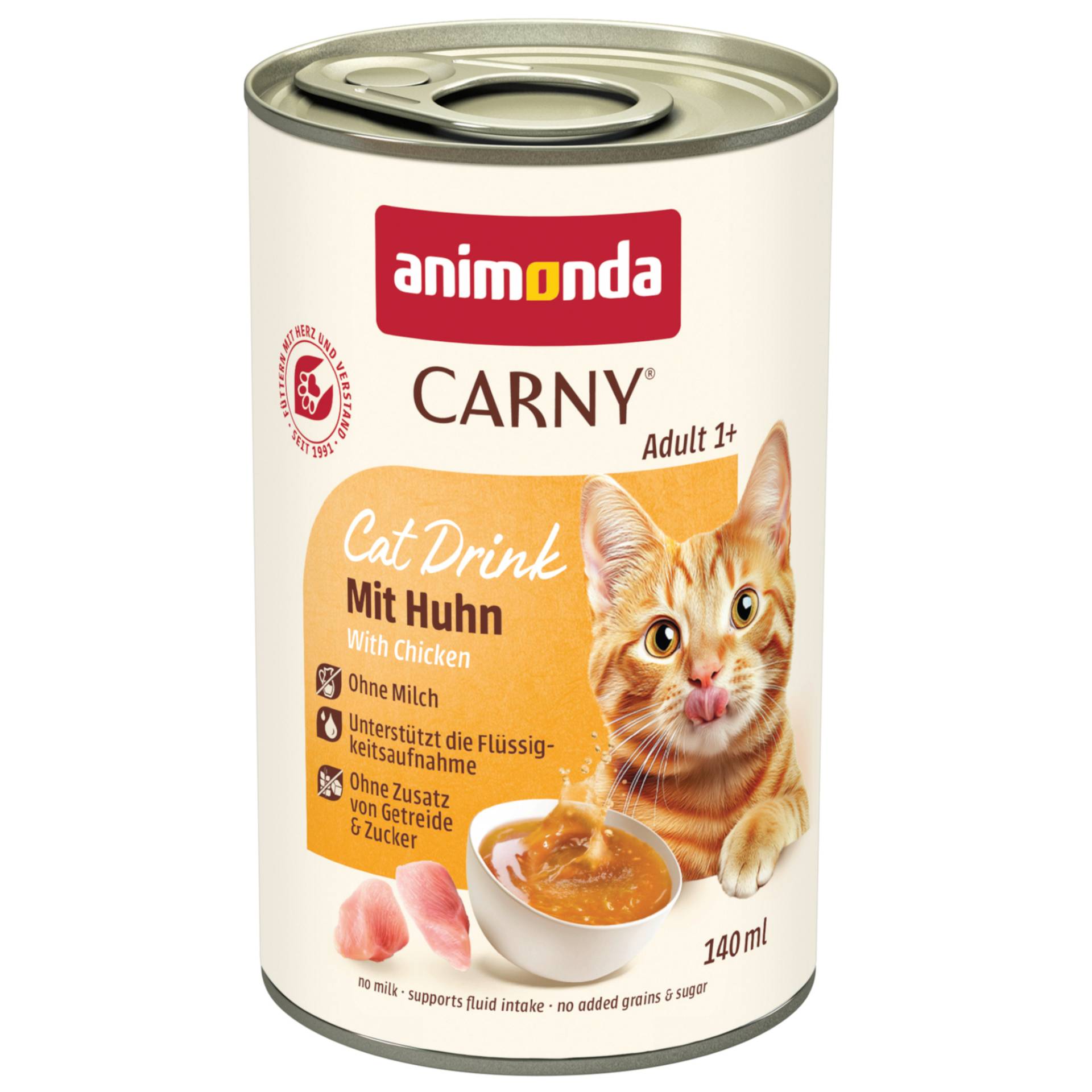 animonda Carny Cat Drink 24 x 140 ml - Huhn animonda Carny Cat Drink 24 x 140 ml - Huhn von Animonda