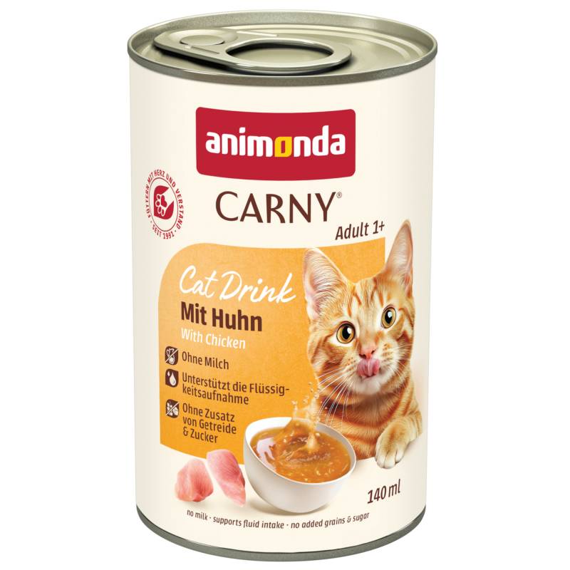 animonda Carny Cat Drink 24 x 140 ml - Huhn animonda Carny Cat Drink 24 x 140 ml - Huhn von Animonda