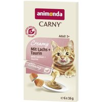 animonda Carny Creamy mit Taurin Lachs 66x16 g von Animonda