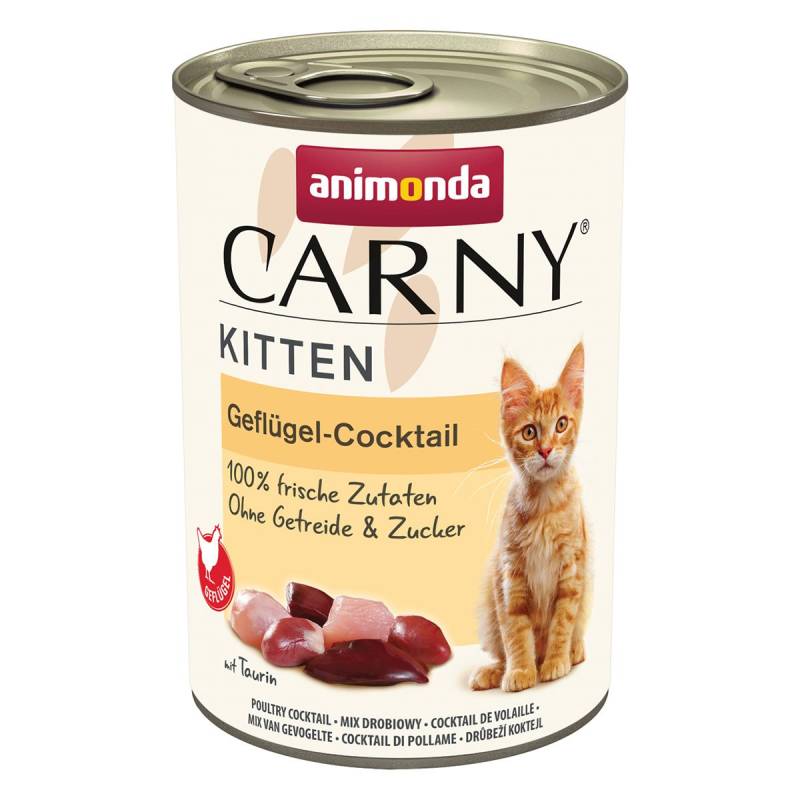 animonda Carny Kitten Geflügel-Cocktail 24x400g von animonda Carny