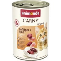 animonda Carny Nassfutter Katze Kitten Geflügel und Rind 12x400 g animonda Carny Nassfutter Katze Kitten Geflügel und Rind 12x400 g von Animonda