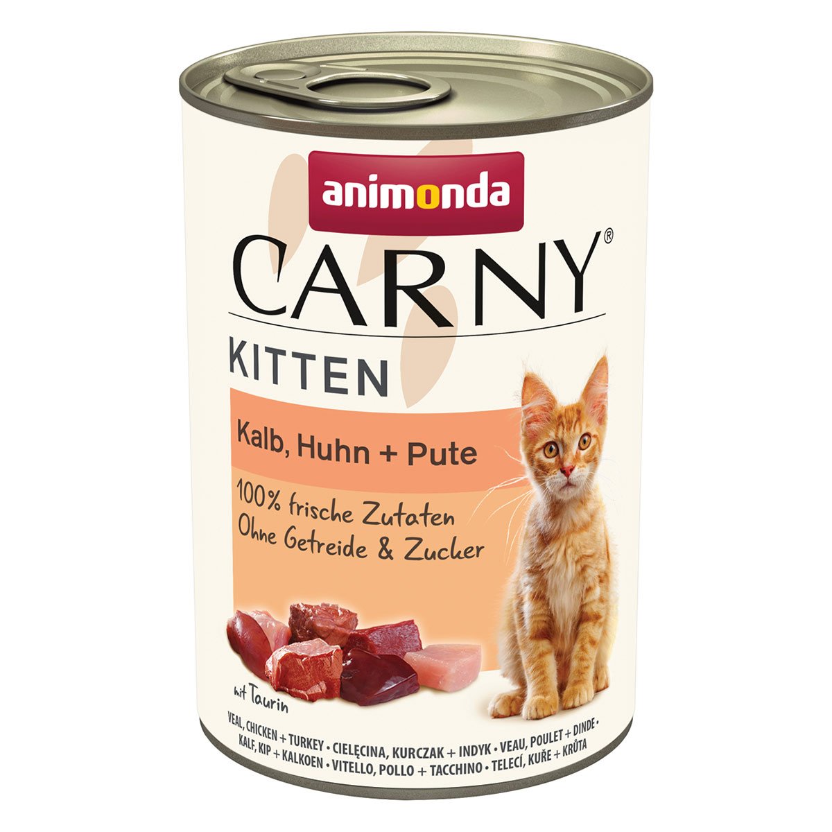 animonda Carny Kitten Kalb, Huhn + Pute 12x400g von animonda Carny