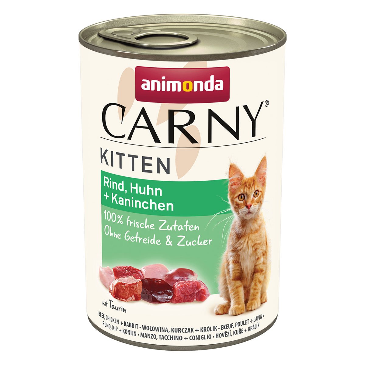 animonda Carny Kitten Rind, Huhn + Kaninchen 12x400g von animonda Carny