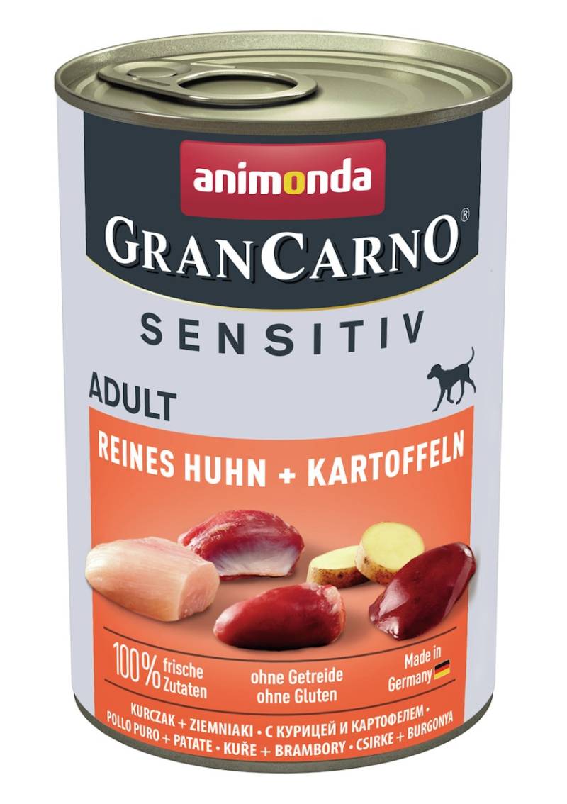 animonda Gran Carno Sensitiv Adult 400g Dose Hundenassfutter von Animonda