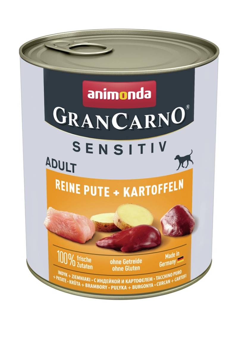 animonda Gran Carno Sensitive Adult 800g Dose Hundenassfutter von Animonda