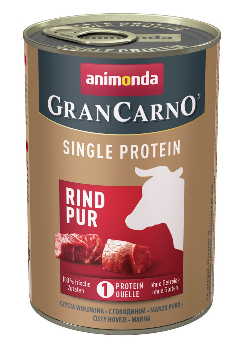 animonda Gran Carno Single Protein 400g Dose Hundenassfutter von Animonda