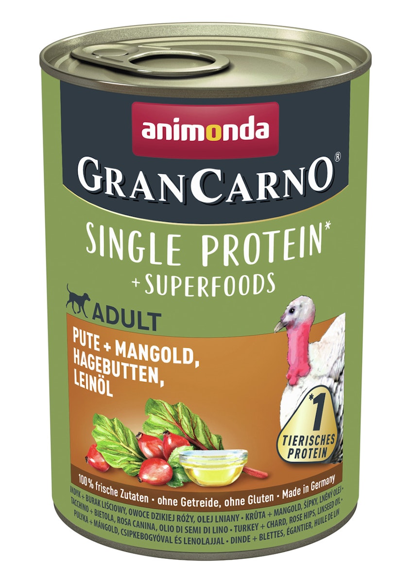 animonda Gran Carno Superfoods 400g Dose Hundenassfutter von Animonda