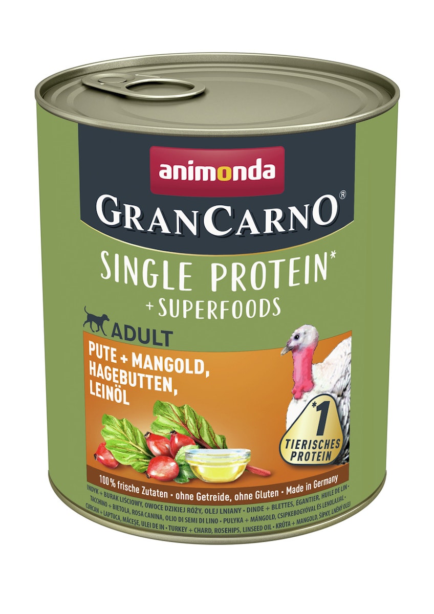 animonda Gran Carno Superfoods 800g Dose Hundenassfutter von Animonda