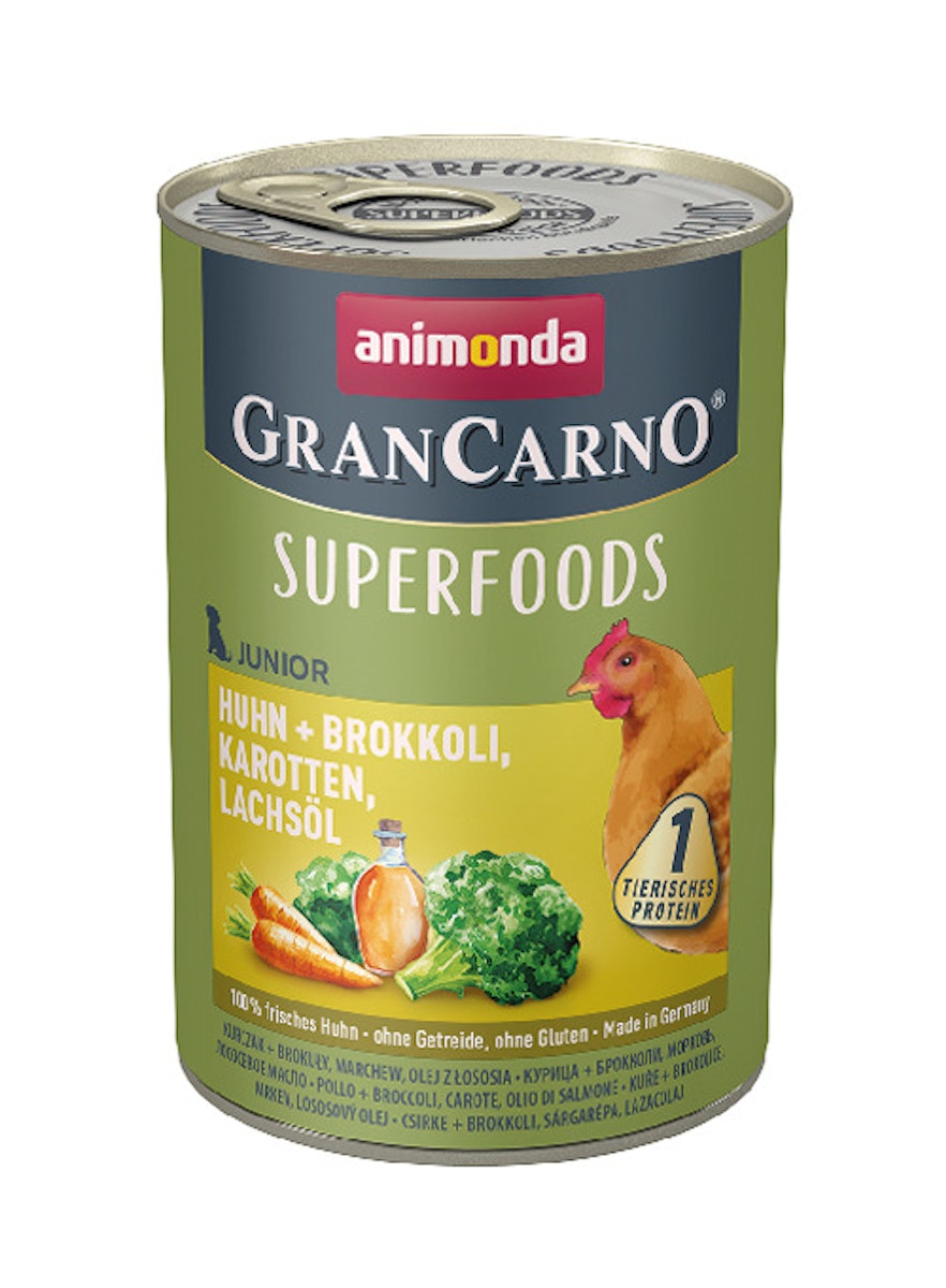 animonda Gran Carno Superfoods Junior 400g Hundenassfutter von Animonda