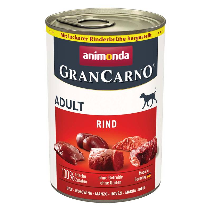 animonda GranCarno Adult Rind Pur 24x400g von animonda GranCarno