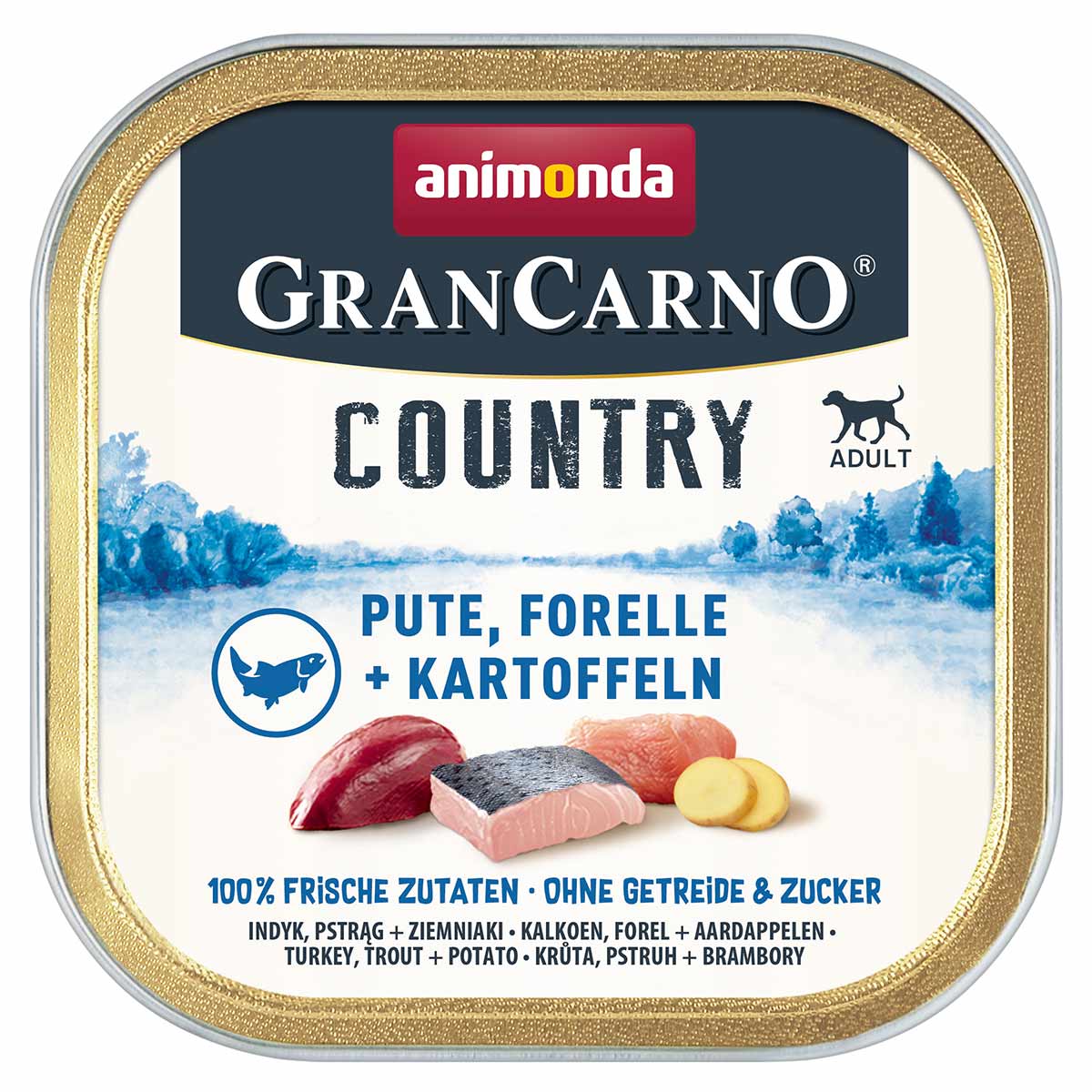 animonda GranCarno Country Pute, Forelle + Kartoffel 22x150g animonda GranCarno Country Pute, Forelle + Kartoffel 22x150g von animonda GranCarno