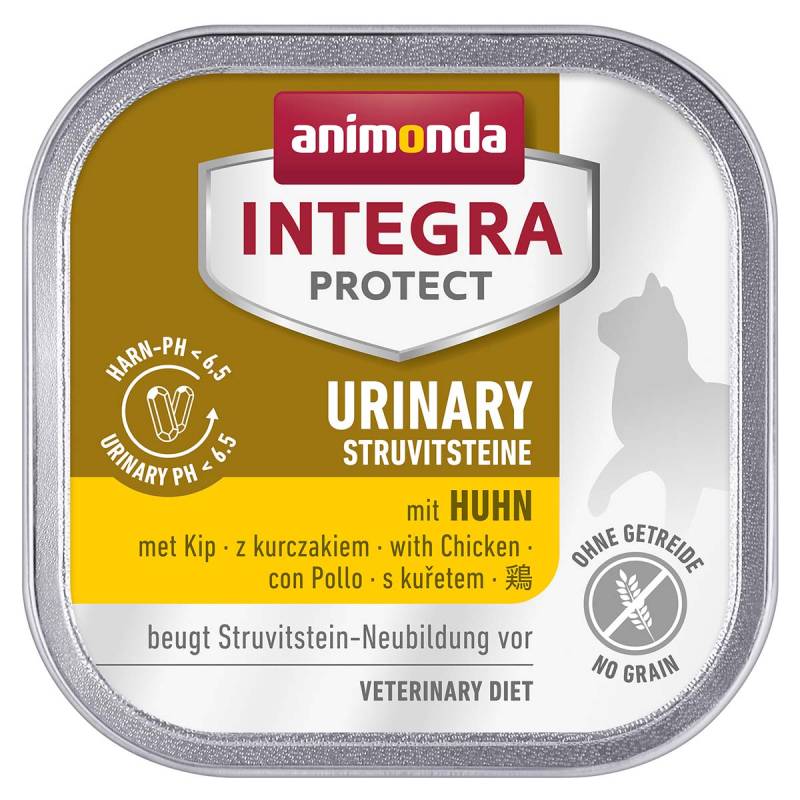 animonda INTEGRA PROTECT Adult Urinary Struvitstein mit Huhn 16x100g von animonda Integra Protect