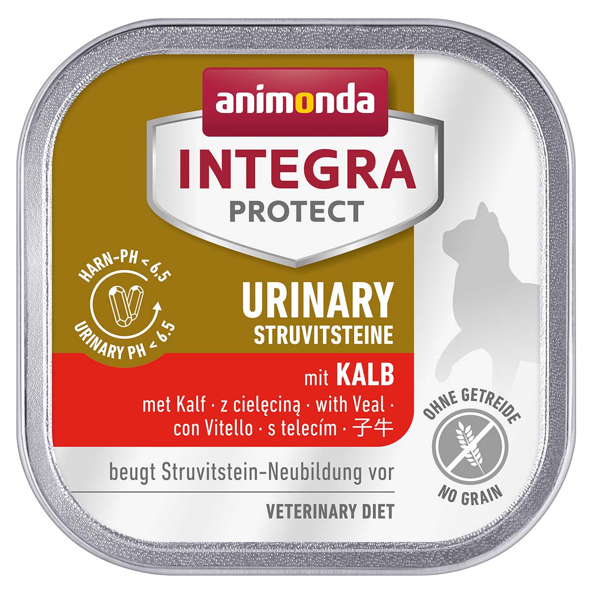 animonda INTEGRA PROTECT Adult Urinary Struvitstein mit Kalb 16x100g von animonda Integra Protect