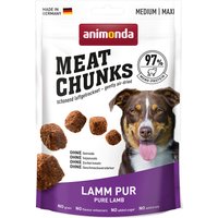 animonda Meat Chunks Medium / Maxi - 4 x 80 g Lamm Pur von Animonda