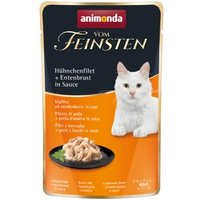 animonda Vom Feinsten 18x50g mit Hühnchenfilet und Entenbrust, in Sauce von Animonda