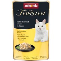 animonda Vom Feinsten 18x50g mit Hühnchenfilet und Käse, in Sauce von Animonda