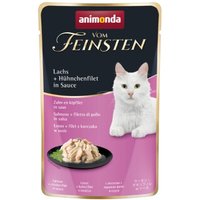 animonda Vom Feinsten 18x50g mit Lachs und Hühnchenfilet, in Sauce von Animonda
