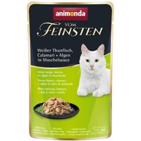 animonda Vom Feinsten 18x50g mit weißem Thunfisch, Calamari und Algen, in Muschelsauce von Animonda