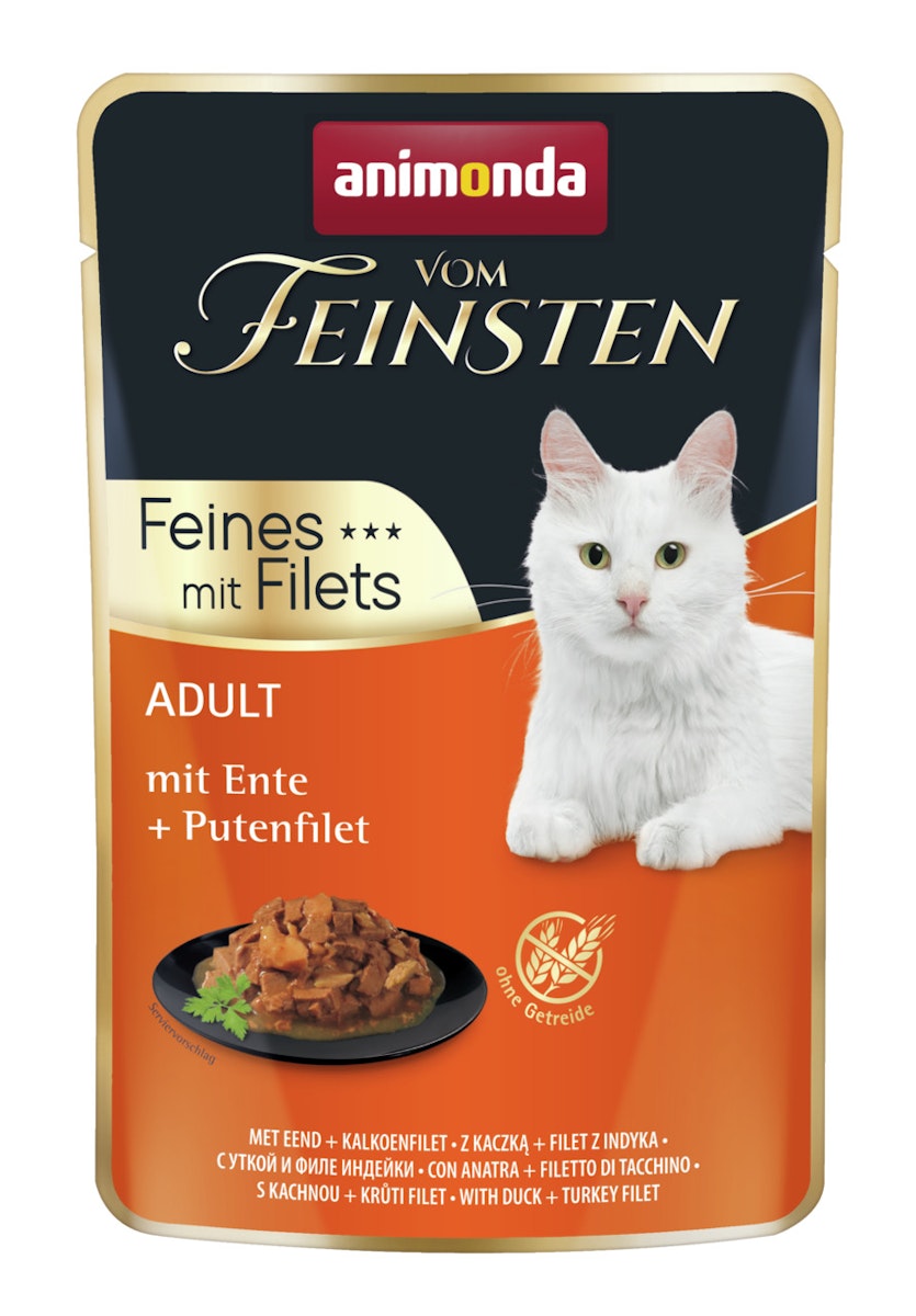 animonda Vom Feinsten Adult Feines mit Filets 85g Katzennassfutter von Animonda