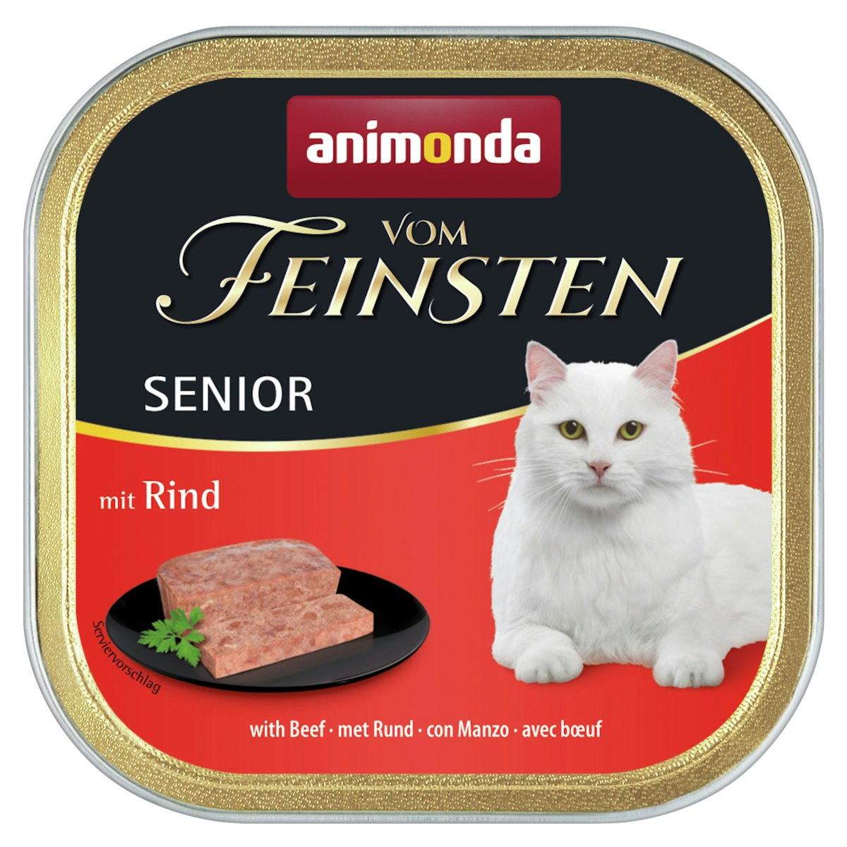animonda Vom Feinsten Senior 100g Schale Katzennassfutter von Animonda