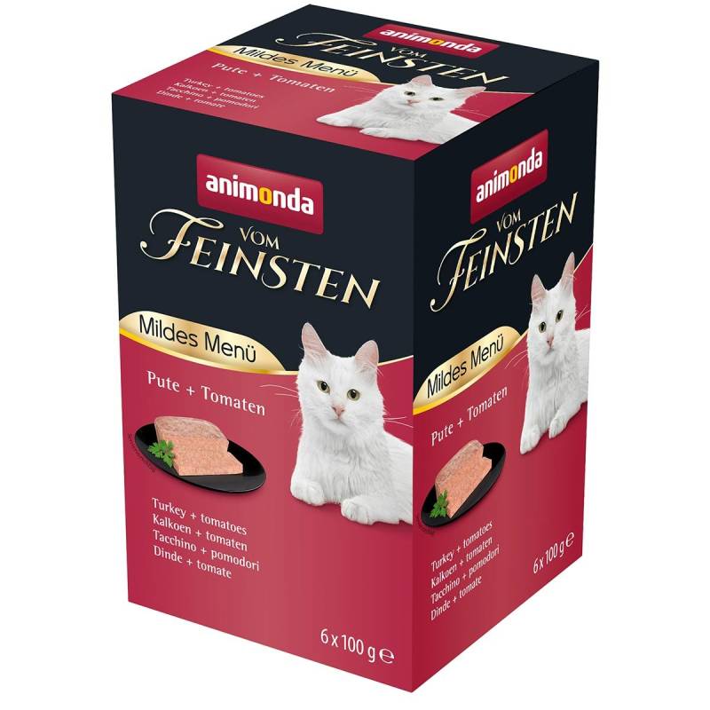 animonda vom Feinsten Adult Mildes Menü Pute + Tomaten 6x100g von animonda vom Feinsten