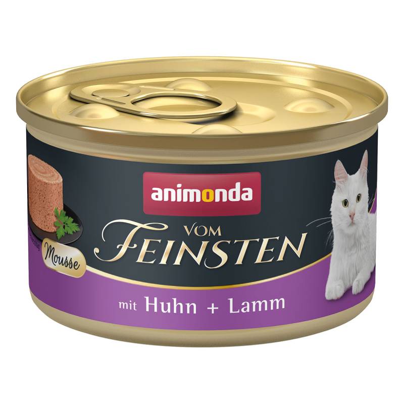 animonda vom Feinsten Mousse mit Huhn + Lamm 24x85g von animonda vom Feinsten