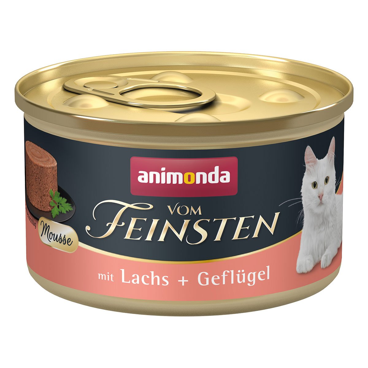animonda vom Feinsten Mousse mit Lachs + Geflügel 12x85g animonda vom Feinsten Mousse mit Lachs + Geflügel 12x85g von animonda vom Feinsten