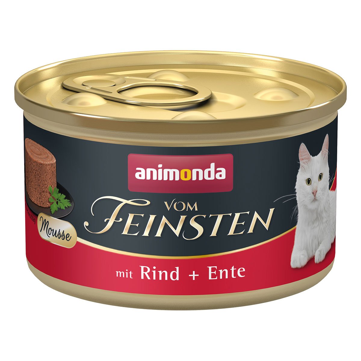 animonda vom Feinsten Mousse mit Rind + Ente 12x85g von animonda vom Feinsten