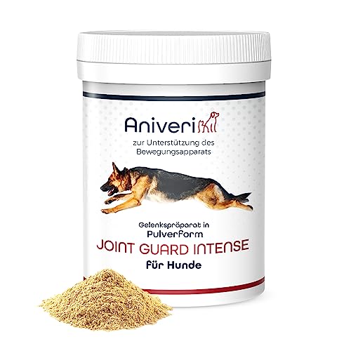 Aniveri - Joint Guard Intense Dog, Natürliche Knochen- und Gelenkpflege für Hunde, Vitaminpulver für Hunde mit Teufelskralle & Grünlippmuscheln, Gesundheitsprodukte für Hunde, 166g von Aniveri