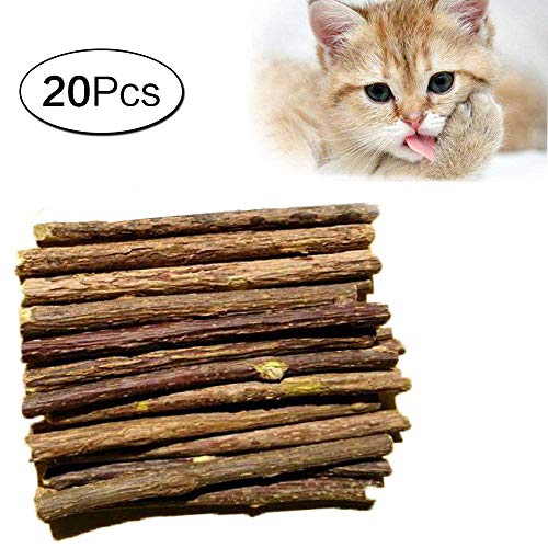 Katzenminze-Stäbchen, 100 % organisch, natürlich, Zahnpflege, Kauspielzeug, 20 Stück von Anjing