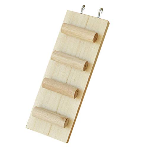 Anjing Klettern/Beißspielzeug für Hamster und Kleintierkäfig, aus Holz, DREI Vier Stufen von Anjing