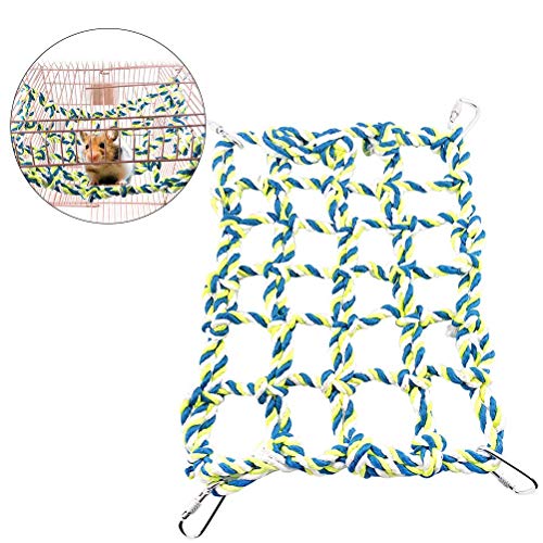 Anjing Kletterseil Netz Hängematte Spielzeug für kleine Tiere Hamster Vögel Papageien Nymphensittiche von Anjing