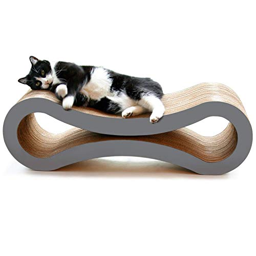 Anjing Kratzbaum für Katzen, doppelseitig, wendbar, strapazierfähiger Karton von Anjing