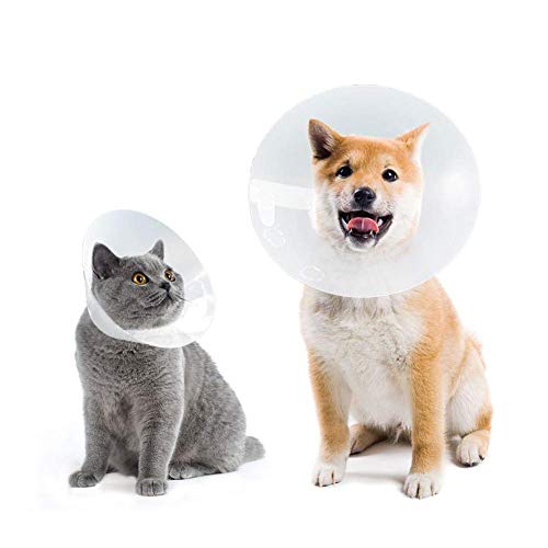 Anjing Recovery Haustier-Halsband für Hunde, weich, Kegelform, leicht, für Hunde und Katzen, Wundheilungskegel von Anjing