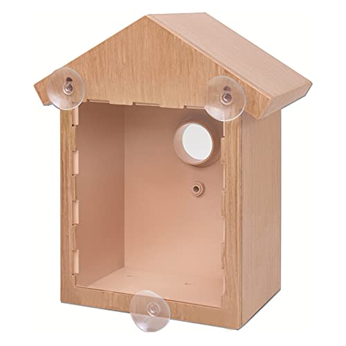 Wildvogelbeobachtung Nistkasten Set Vogelhaus Bausatz mit Fenster und Einwegspiegel Folienhaus von Anjing