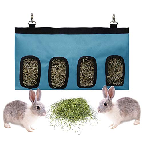 Kaninchen-Meerschweinchen-Heu-Futtertasche, Kleintier-Heu-Futterstation, verwendet für Kleintiere, 600D-Oxford-Stoff, Heutasche von Anjinguang