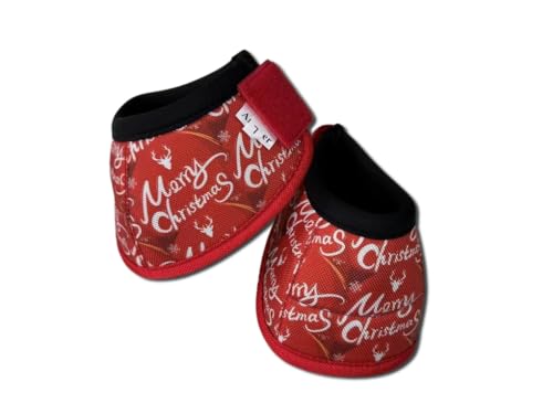 Ankaier Hufglocken, Hufglocken für Pferde, schützende Hufstiefel, ballistischer Schutz, 2 Stück, Weihnachtsrot, Größe M Ankaier Hufglocken, Hufglocken für Pferde, schützende Hufstiefel, ballistischer Schutz, 2 Stück, Weihnachtsrot, Größe M von Ankaier