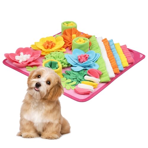 Ankilo Schnüffelteppich Hund, Futtermatte SchnüFfelteppich, Waschbar Trainingsmatte, Schnüffelspielzeug Interaktive Hundespielzeug, Hunde Spielteppich für Kleiner Hunderassen, Rosa,39 x 39CM Ankilo Schnüffelteppich Hund, Futtermatte SchnüFfelteppich, Waschbar Trainingsmatte, Schnüffelspielzeug Interaktive Hundespielzeug, Hunde Spielteppich für Kleiner Hunderassen, Rosa,39 x 39CM von Ankilo
