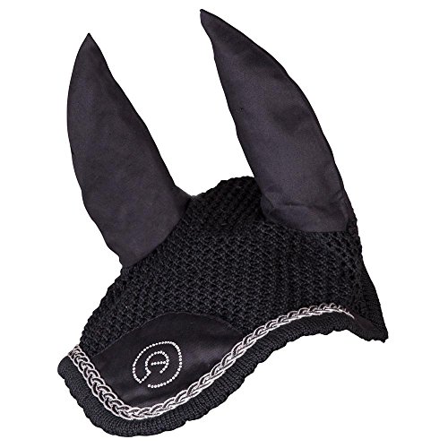 Anky Fliegenhaube Fliegenohren C-Wear Bonnet Schwarz Warmblut mit Strass von Anky Technical Casuals