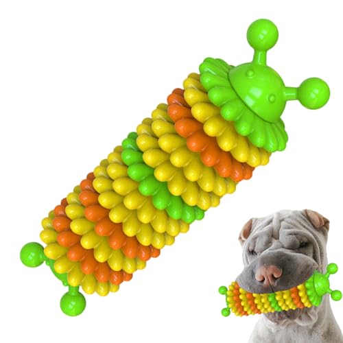 Anloximt Aggressives Kauspielzeug für Hunde, Kauspielzeug für Hunde - Kauspielzeug für Hunde für Aggressive Kauer | Anreicherungsspielzeug für Hunde, interaktives Haustierspielzeug in Raupenform von Anloximt
