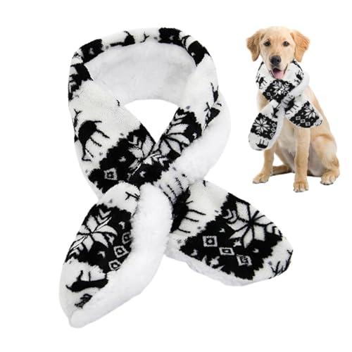 Anloximt Flanell-Hundehalsband, warme Hunde-Bandanas,Winter-Hunde-Halswärmer, Plüsch-Schal, Welpen-Katzen-Kostüm-Zubehör | Feiertags-Haustier-Schal, Halsbekleidung für festliches Anloximt Flanell-Hundehalsband, warme Hunde-Bandanas,Winter-Hunde-Halswärmer, Plüsch-Schal, Welpen-Katzen-Kostüm-Zubehör | Feiertags-Haustier-Schal, Halsbekleidung für festliches von Anloximt