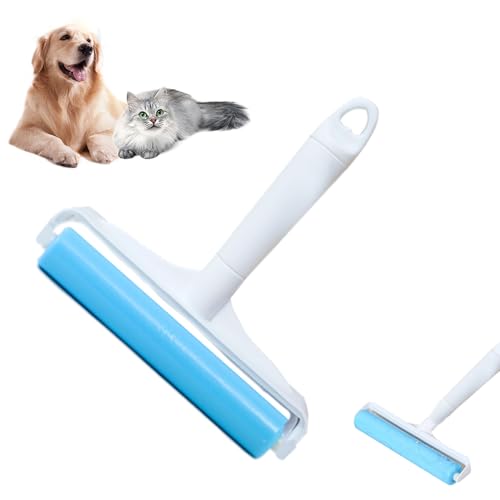 Anloximt Flusenroller - Kleb Tierhaarentferner Roller - Wiederverwendbare Reinigungsbürste für Haustiere, Möbel, Auto und Wäsche von Anloximt
