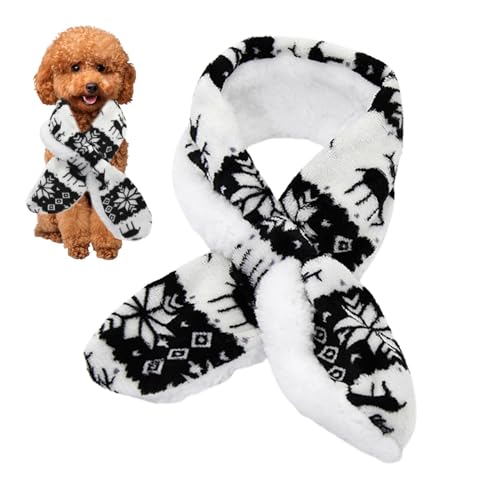 Anloximt Plüsch-Hundeschal, Flanell-Hundehalsband | Plüschschal Urlaubs-Haustierschal Halsbekleidung | Feiertags-Haustier-Schal, Halsbekleidung für festliches Weihnachts-Ferien-Accessoire Anloximt Plüsch-Hundeschal, Flanell-Hundehalsband | Plüschschal Urlaubs-Haustierschal Halsbekleidung | Feiertags-Haustier-Schal, Halsbekleidung für festliches Weihnachts-Ferien-Accessoire von Anloximt