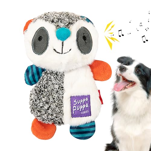 Anloximt Quietschspielzeug für kleine Hunde,Quietschspielzeug für Hunde | Beißspielzeug für Hunde mit Cartoon-Tier - Anregendes Hundespielzeug gegen Langeweile und anregendes, interaktives von Anloximt