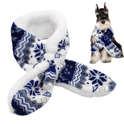 Anloximt Warme Hunde-Bandanas, Weihnachts-Haustier-Schal | Plüschschal Urlaubs-Haustierschal Halsbekleidung - Feiertags-Haustier-Schal, Halsbekleidung für festliches Weihnachts-Ferien-Accessoire Anloximt Warme Hunde-Bandanas, Weihnachts-Haustier-Schal | Plüschschal Urlaubs-Haustierschal Halsbekleidung - Feiertags-Haustier-Schal, Halsbekleidung für festliches Weihnachts-Ferien-Accessoire von Anloximt