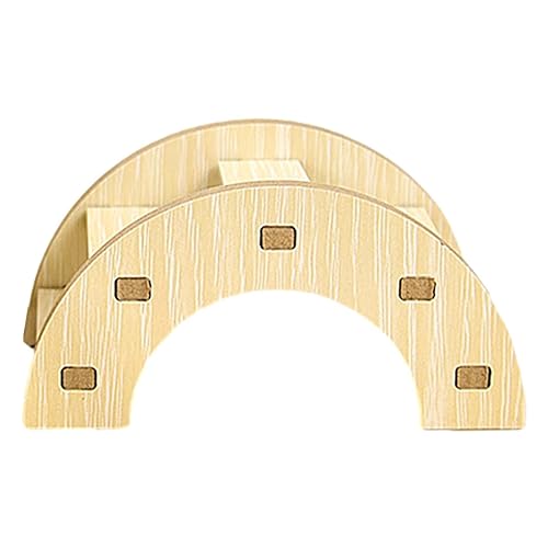 Brücke für Hamsterkäfig,Holzkäfig-Habitat-Spielzeug-Kletterleiter für Kleintiere | Sicheres und lustiges Tierbrückenspielzeug, praktisch für Streifenhörnchen, Schwein, Hamster, Anloximt von Anloximt