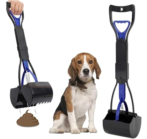 Anluomania Pooper Scooper, Hundekotschaufel, Kotschaufel für Haustiere, Hundekotsammler, Faltbare & Tragbar, mit Langem Griff für Hunde/Katzen/Pferde, Hohe Elastische Feder 61 cm für Rasen im Freien Anluomania Pooper Scooper, Hundekotschaufel, Kotschaufel für Haustiere, Hundekotsammler, Faltbare & Tragbar, mit Langem Griff für Hunde/Katzen/Pferde, Hohe Elastische Feder 61 cm für Rasen im Freien von Anluomania