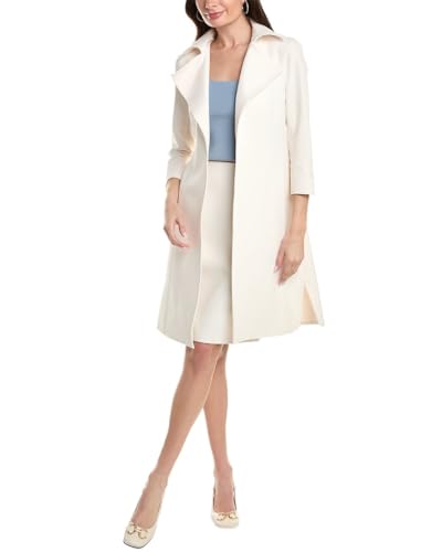 Anne Klein Damen Anne Stretch Weiter Kragen Kussmantel Marshmallow, Marshmallow, 12 Anne Klein Damen Anne Stretch Weiter Kragen Kussmantel Marshmallow, Marshmallow, 12 von Anne Klein